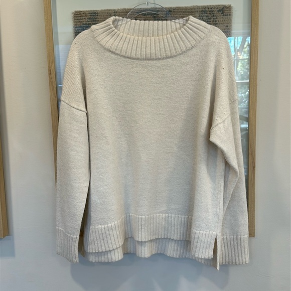 Tradlands Sweaters - Tradlands Cream Ivory Alpaca Wool Sweater Ribbed Knit Womens Medium